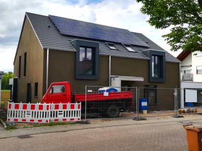 Проект CK 2 этажного дома из блоков с террасой